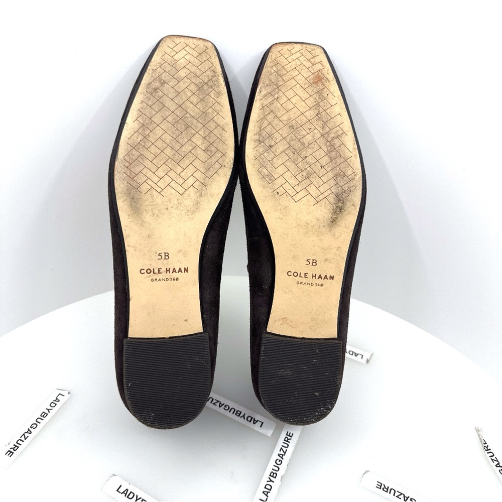 Cole Haan Women’s Brown Suede Mary Jane Flats - Picture 9 of 9
